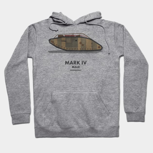 TANK MarkIV MALE Hoodie by Art Designs